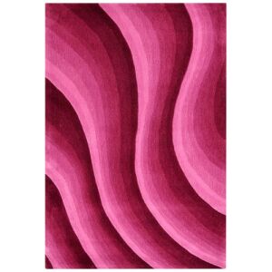 Fioletowy dywan Bakero Casablanca 140x200 cm, widok z góry - Projektowanie wnętrz