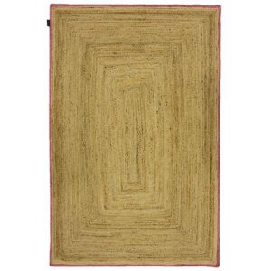 Dywan jutowy Bakero Houston różowy (160x230 cm) widok z góry - Projektowanie wnętrz