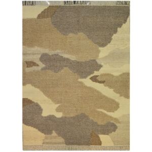 Килим Bakero Sophia, светъл естествен, 160x230 см, вълнен килим с абстрактен модел - Декорация