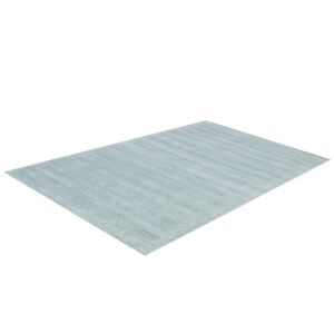 Изглед под ъгъл на килима Bakero Spike в ледено синьо (200x290 см) - Декорация