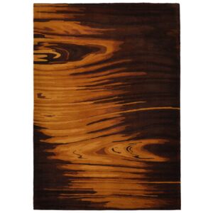 Bakero San Marino Mocca Teppich, 70x140 cm, abstraktes Muster - Innenarchitektur