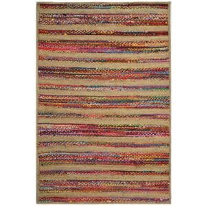 Dywan Bakero Minnesota 5017, 160x230 cm, kolorowy, pasiakowy dywan z juty i bawełny z recyklingu - Projektowanie wnętrz