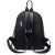 Női hátizsák retro stílusban, fekete, 100% pamut és eco-bőr, 30x25 cm 118031587