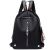 Női hátizsák retro stílusban, fekete, 100% pamut és eco-bőr, 30x25 cm 118031587