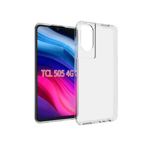 Tenký silikónový zadný kryt TCL 505, priehľadný