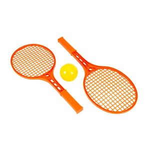 Pereche de rachete cu minge (0373), Technok, portocaliu 118108302 - Jucarii pentru activitati in aer liber