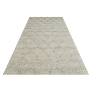 Bakero Montana cremefarbener Teppich, 153x244 cm, Wabenmuster - Innenarchitektur