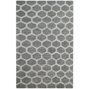 Bakero Montana silberner Teppich mit Wabenmuster, 153x244 cm - Dekorationen