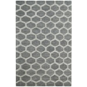 Bakero Montana silberner Teppich, Wabenmuster, 200x300 cm - Teppiche