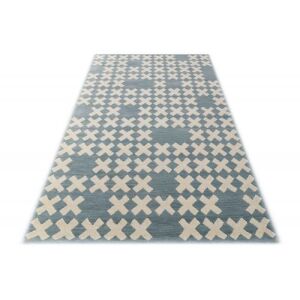 Bakero System hellblauer Teppich, 153x244 cm, moderner skandinavischer Stil - Innenarchitektur