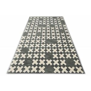 Bakero System ezüst szőnyeg, 153x244 cm, modern skandináv stílus - Bakero