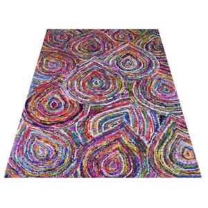 Bakero Chindi többszínű szőnyeg, 153x244 cm, csepp alakú mintával - Bakero