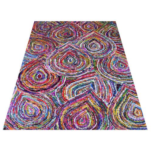 Bakero Chindi többszínű szőnyeg, 153x244 cm, csepp alakú mintával