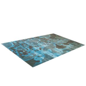 Widok pod kątem dywanu Bakero Disco niebieski (122x183 cm) - Projektowanie wnętrz