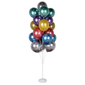 Léggömbállvány XL 130cm, műanyag, esküvői és születésnapi bulikhoz