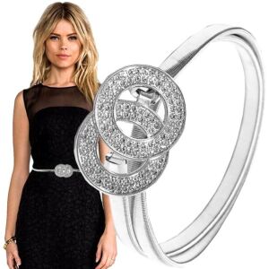 Öv sprzewynka metalowy SNAKE pancerka kolekka elastyczny 118134364 - Női öv