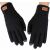 Férfi téli kesztyű érintési funkcióval, fekete, 100% akril fonal, egy méret mindenkinek 118134504