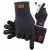Férfi téli kesztyű érintési funkcióval, fekete, 100% akril fonal, egy méret mindenkinek 118134504