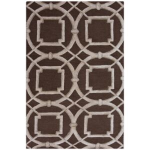 Bakero Margarita barna Art Deco mintás szőnyeg, 150x240 cm - Bakero