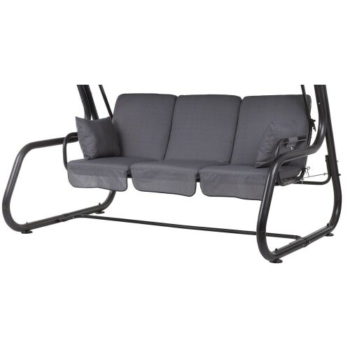 Dajar Rimini/Venezia hintaágy cserepárna. Szürke kültéri hinta ülőpárna.