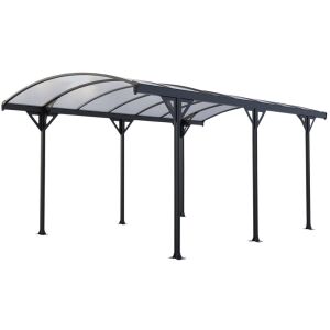 Rojaplast Allen C alumínium és polikarbonát gépkocsibeálló - pergola - 508 x 302 x 230 cm 118139875 - Pergola