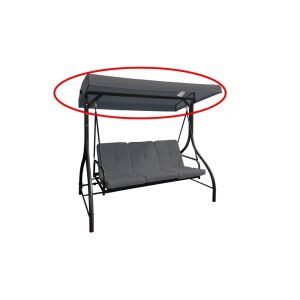 Rojaplast Paris hintaágyhoz tartalék tetőhuzat - Szürke - Hintaágy kiegészítő