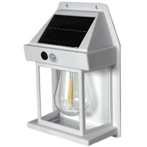 Napelemes lámpa, S DEPOT®, BK 888, mozgásérzékelő, vízálló, sárga fény, fehér