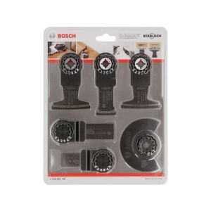 BOSCH Akkus többfunkciós géphez 9 részes Starlock készlet (fa, fém) 118142178 - Fúrók és csavarozó kiegészítő