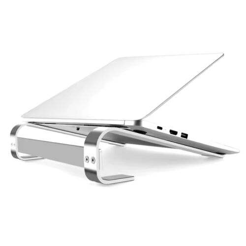 Alumínium laptop tartó az ergonomikus nézetért