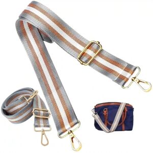 Állítható széles pánt női pénztárcához vagy hátizsákhoz, arany hardver, poliészter, 145x38 mm 118180295 - Táska pánt