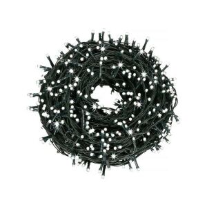 Dekoratív karácsonyi LED világítás 100 lámpa, hideg fehér + villogó fehér, beltéri/kültéri használatra