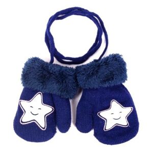 Yo!club téli kesztyű 10 cm - sötétkék/csillag 118200584 - Yoclub