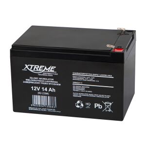 XTREME 12V 1,3Ah Gél Akkumulátor UPS-hez és Riasztórendszerekhez - Akkumulátor