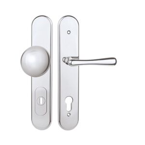 TWIN DAVID/ELEGANT HTSI P4500 DEF KPZL/CH 92mm ajtókilincs garnitúra, króm fényes kivitel - Twin