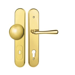 TWIN DAVID/ELEGANT HTSI P4500 DEF PZR/A 90mm sárgaréz ajtókilincs garnitúra, polírozott felülettel - Twin