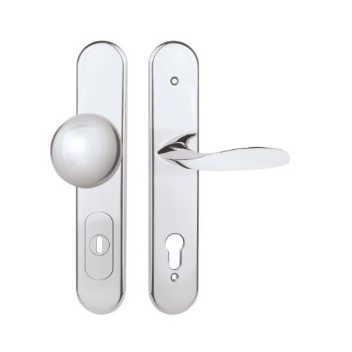 TWIN DAVID/LEAF HTSI P4500 DEF KPZL/CH 92mm ajtókilincs garnitúra, króm kivitel