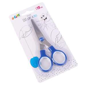 COOL BY VICTORIA 13 cm blaue Schere für die Schule, schneide wie ein Profi - Victoria