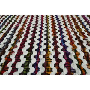 Szczegółowy widok kolorowego splotu dywanu Bakero Calgary - Dom i ogród