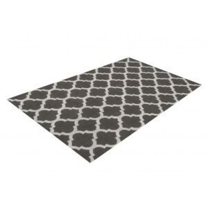 Dywan Bakero Kelim Andrea szaro-biały (155x240 cm), styl marokański - Projektowanie wnętrz