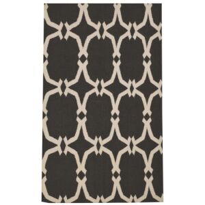 Dywan Bakero Kelim JP 04 szary i biały z marokańskim wzorem - Projektowanie wnętrz