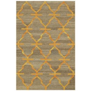 Bakero Kelim moderner Teppich, natürliche Farbe, marokkanisches Design, 90x140 cm - Innenarchitektur