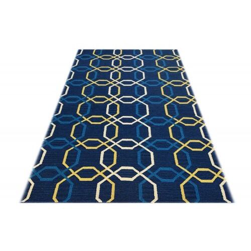 Bakero Kelim Simona 54 blue Szőnyeg (155x240 cm)