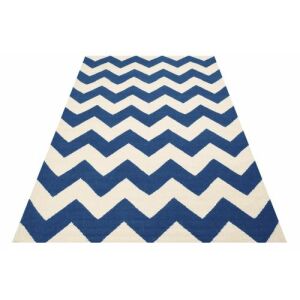 Bakero Kelim JP 11145 kék és bézs szőnyeg - Bakero