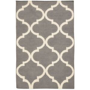 Bakero Kelim Dominika grauer Teppich mit marokkanischem Muster, 140x200 cm - Innenarchitektur