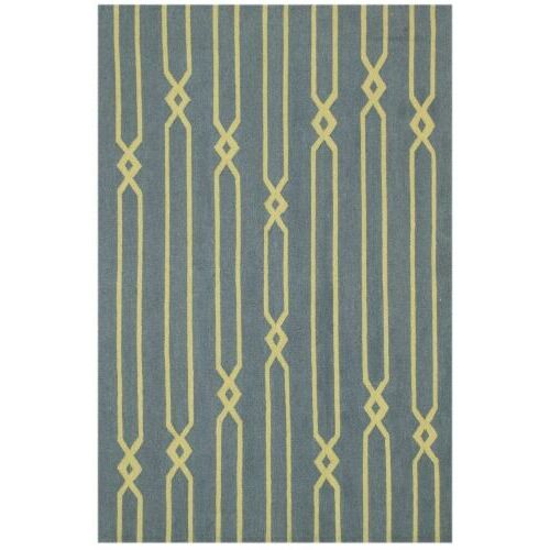 Koberec Bakero Kelim D no. 841 petrol/grey (140x200 cm)