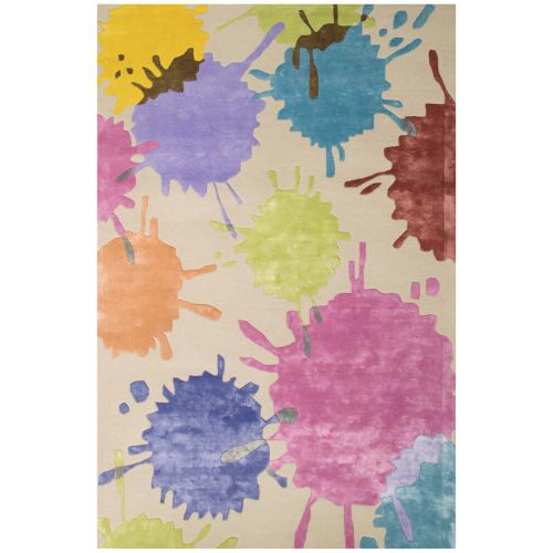 Bakero Kids Splash Teppich - Buntes Spritzer Design