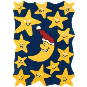 Bakero Nelli Gute Nacht Kinderteppich mit Mond- und Sterndesign, 130x190 cm - Innenarchitektur