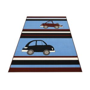 Bakero Gyerekszőnyeg Cars kék 160x230 cm, gyerekszoba szőnyeg autó mintával - Bakero