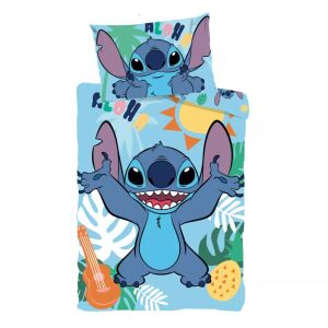 Lenjerie de pat pentru copii Lilo & Stitch, husă de pilotă 100x135 cm și față de pernă 40x60 cm - Nonbrand Lenjerie de pat - grădiniță
