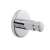 TESA Smooz chrome towel hook, single hook, drill-free, self-adhesive, for bathroom